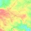 Piña topographic map, elevation, terrain