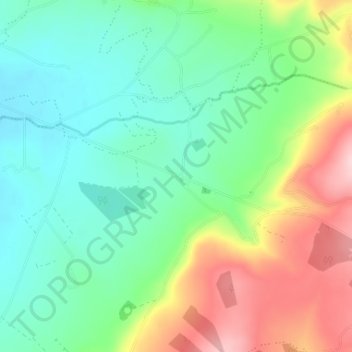 Cordal topographic map, elevation, terrain