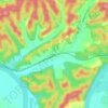 Scottsboro topographic map, elevation, terrain