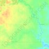 Hockaday topographic map, elevation, terrain