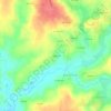 Cléguennec topographic map, elevation, terrain