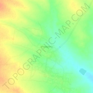 Marapong topographic map, elevation, terrain