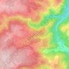 Le Mazel topographic map, elevation, terrain