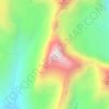 Mount Erebus topographic map, elevation, terrain
