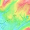 Frizington topographic map, elevation, terrain