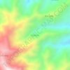 Bulubete topographic map, elevation, terrain