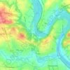 Cromby topographic map, elevation, terrain