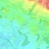 Calzac-Moulin topographic map, elevation, terrain