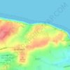 Berryfield topographic map, elevation, terrain
