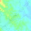 El Cincuenta topographic map, elevation, terrain