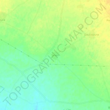 Sirani topographic map, elevation, terrain
