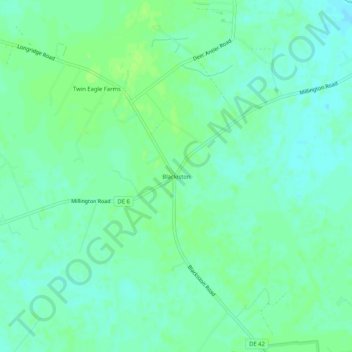 Blackiston topographic map, elevation, terrain