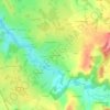 La Croix Martin topographic map, elevation, terrain
