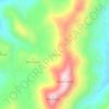 Cenrana topographic map, elevation, terrain
