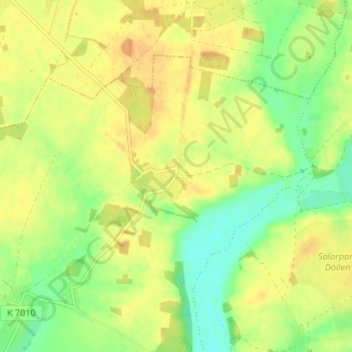 Krams topographic map, elevation, terrain