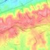 Devon topographic map, elevation, terrain