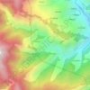 Telang topographic map, elevation, terrain