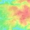 La Levrauderie topographic map, elevation, terrain