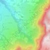 Le Pesset topographic map, elevation, terrain