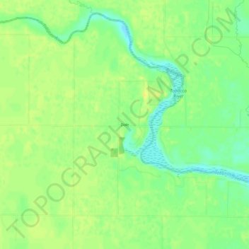Dale topographic map, elevation, terrain