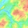 Le Breil topographic map, elevation, terrain