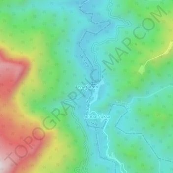 Tissa Camp topographic map, elevation, terrain