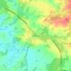 Halland topographic map, elevation, terrain