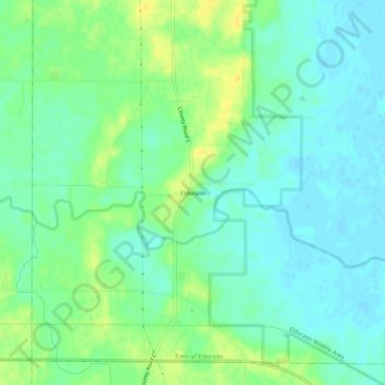 Eldorado topographic map, elevation, terrain