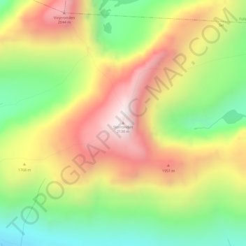 Storronden topographic map, elevation, terrain