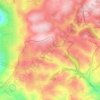Um al Usud topographic map, elevation, terrain