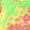 Kleinengstingen topographic map, elevation, terrain