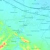 Waled topographic map, elevation, terrain