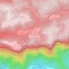 Chorla topographic map, elevation, terrain