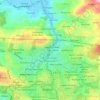 Happy Homes topographic map, elevation, terrain