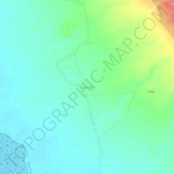 Dholavira topographic map, elevation, terrain
