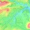 Ouvèze topographic map, elevation, terrain