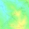 kasei topographic map, elevation, terrain