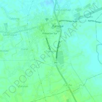 Samput topographic map, elevation, terrain