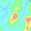 Davis Mountain topographic map, elevation, terrain