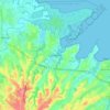 Lamentin topographic map, elevation, terrain