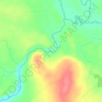 Tiger Rips topographic map, elevation, terrain