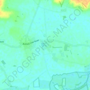 Cote topographic map, elevation, terrain