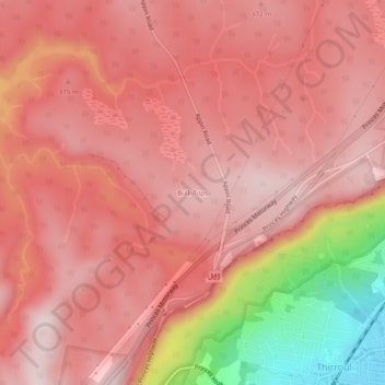Bulli Tops topographic map, elevation, terrain