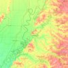 Dyer topographic map, elevation, terrain