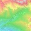 Collina topographic map, elevation, terrain