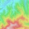 Langthal topographic map, elevation, terrain