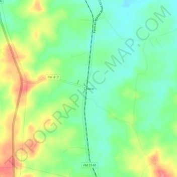 Choice topographic map, elevation, terrain