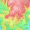 Ruere topographic map, elevation, terrain