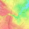 Mont Myrrha topographic map, elevation, terrain