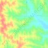 Olean topographic map, elevation, terrain
